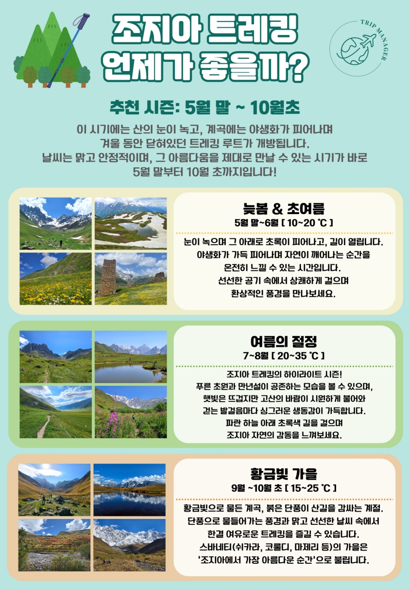 조지아 트레킹 정보